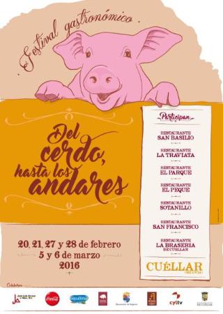 Imagen Siete restaurantes participan en el Festival Gastronómico del Cerdo de Cuéllar