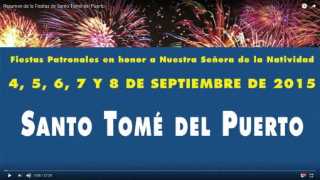 Imagen Resumen de las fiestas de Santo Tomé del Puerto. 2015